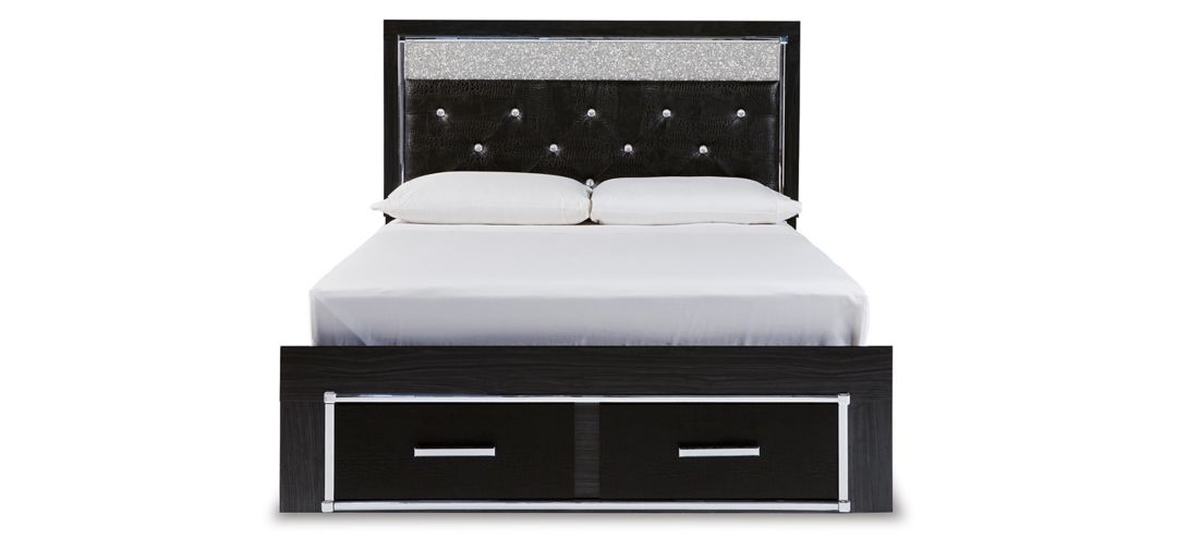 596116200 Kaydell Queen Upholstered Panel Storage Bed sku 596116200