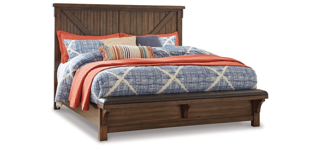 Lakeleigh Panel Bed with Bench