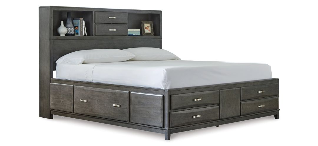 598147660 Caitbrook King Storage Bed with 8 Drawers sku 598147660
