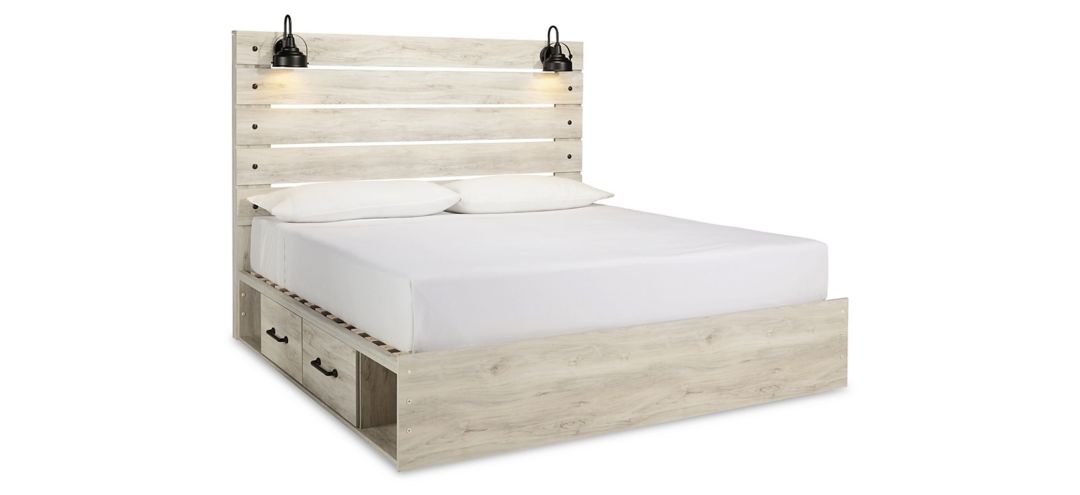 Cambeck King Panel Bed with Storage Drawers