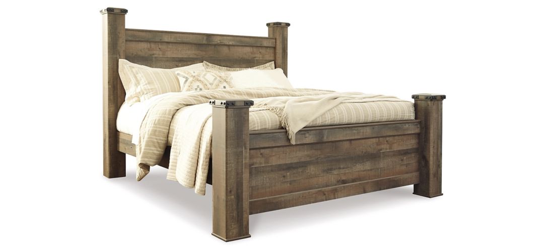 599154400 Trinell King Poster Bed sku 599154400