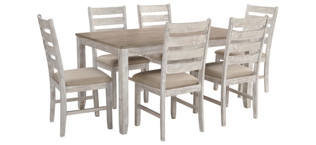 700145980 Jonette Dining Table Set - Set of 7 sku 700145980