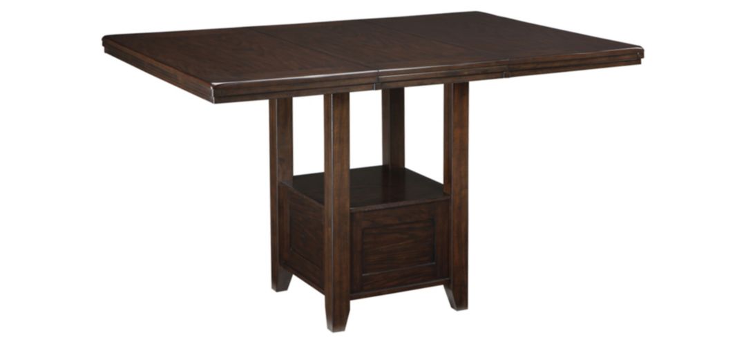 Haddigan Casual Rectangular Dining Room Counter Extendable Table