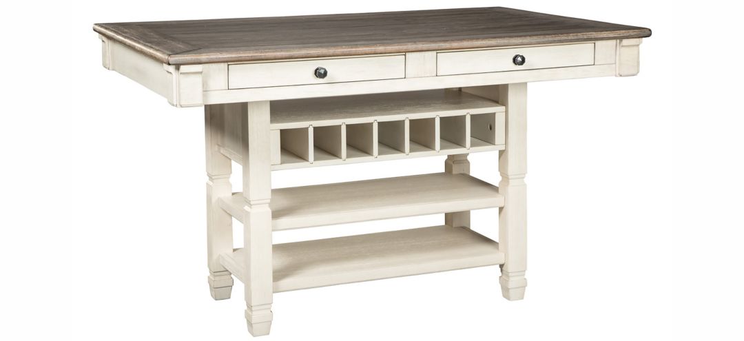 Aspen Counter-Height Dining Table w/ Wine Storage