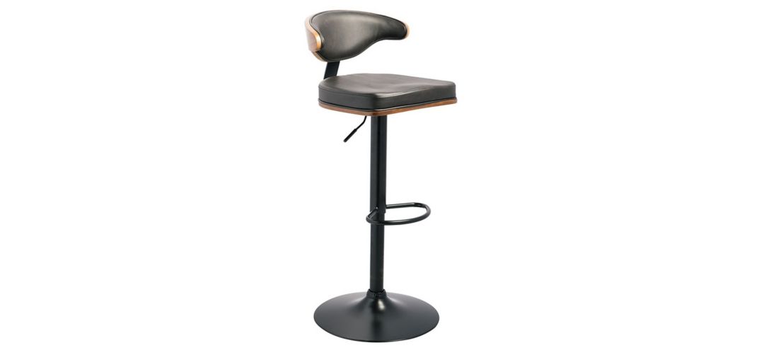 Stroud Upholstered Low Back Swivel Bar Stool