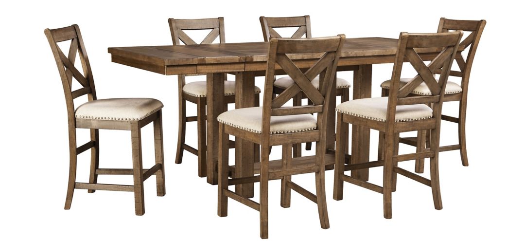 Montana 7-pc. Counter-Height Dining Set w/ Leaves