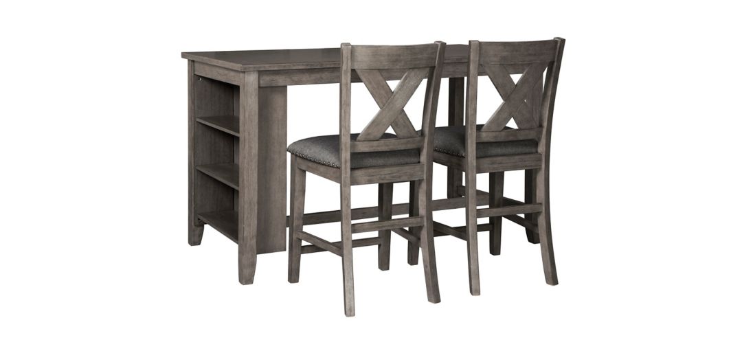 Nash 3-pc. Counter-Height Dining Set
