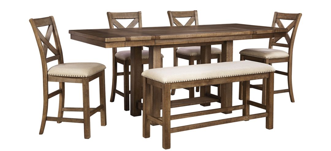 Montana 6-pc. Counter-Height Dining Set w/ Leaves