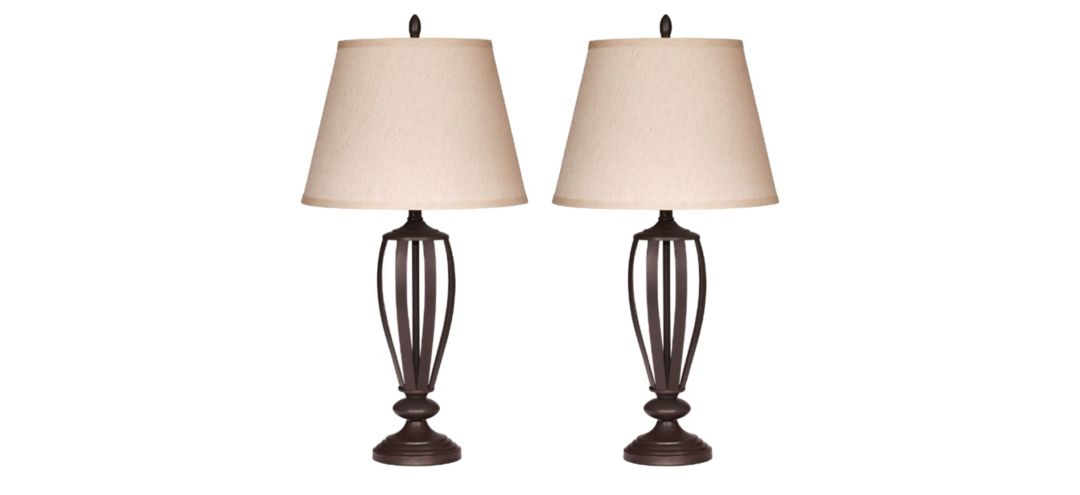 110281430 Mildred Metal Table Lamp Set sku 110281430