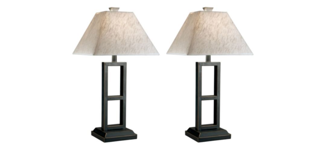 Diedra Metal Table Lamp Set