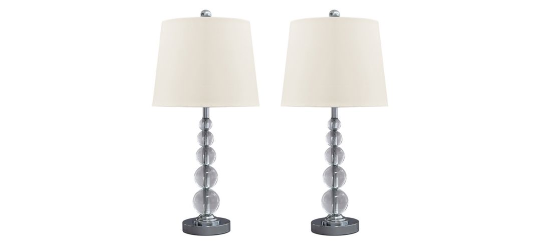 Joaquin Crystal Table Lamp Set