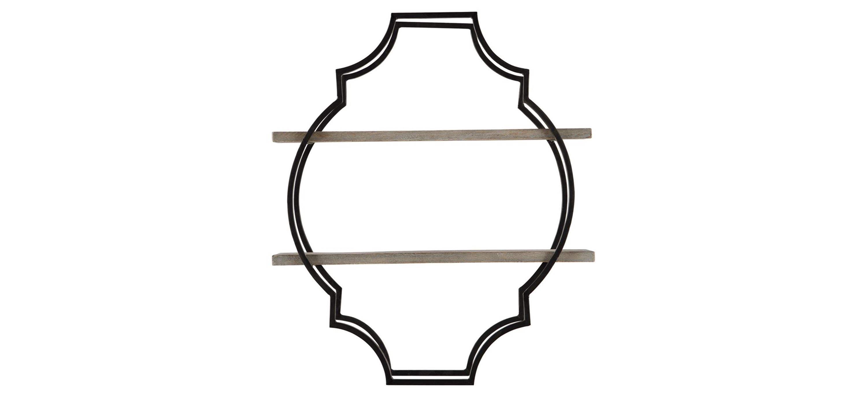 Candon Traditional Metal Wall Shelf