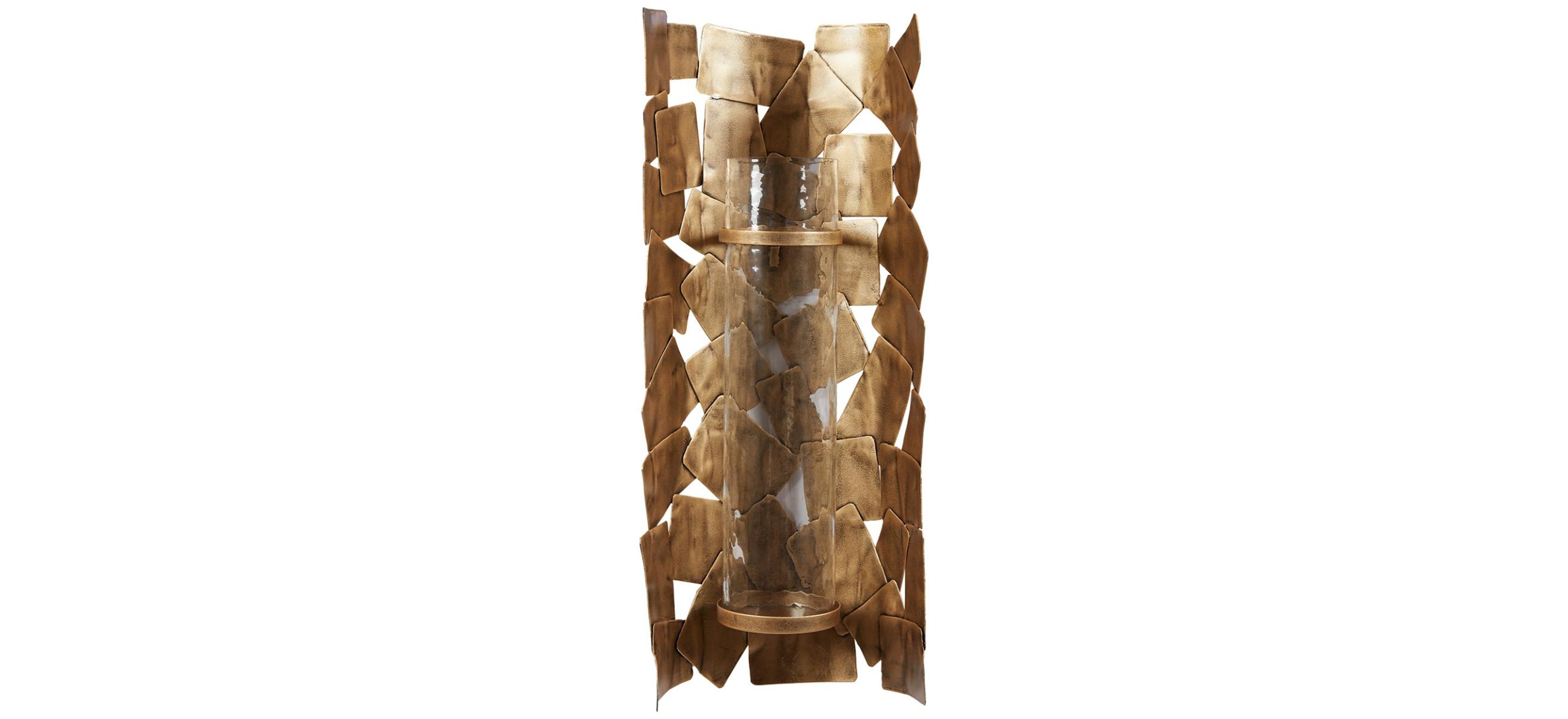 Jailene Contemporary Pillar Candleholder Wall Sconce