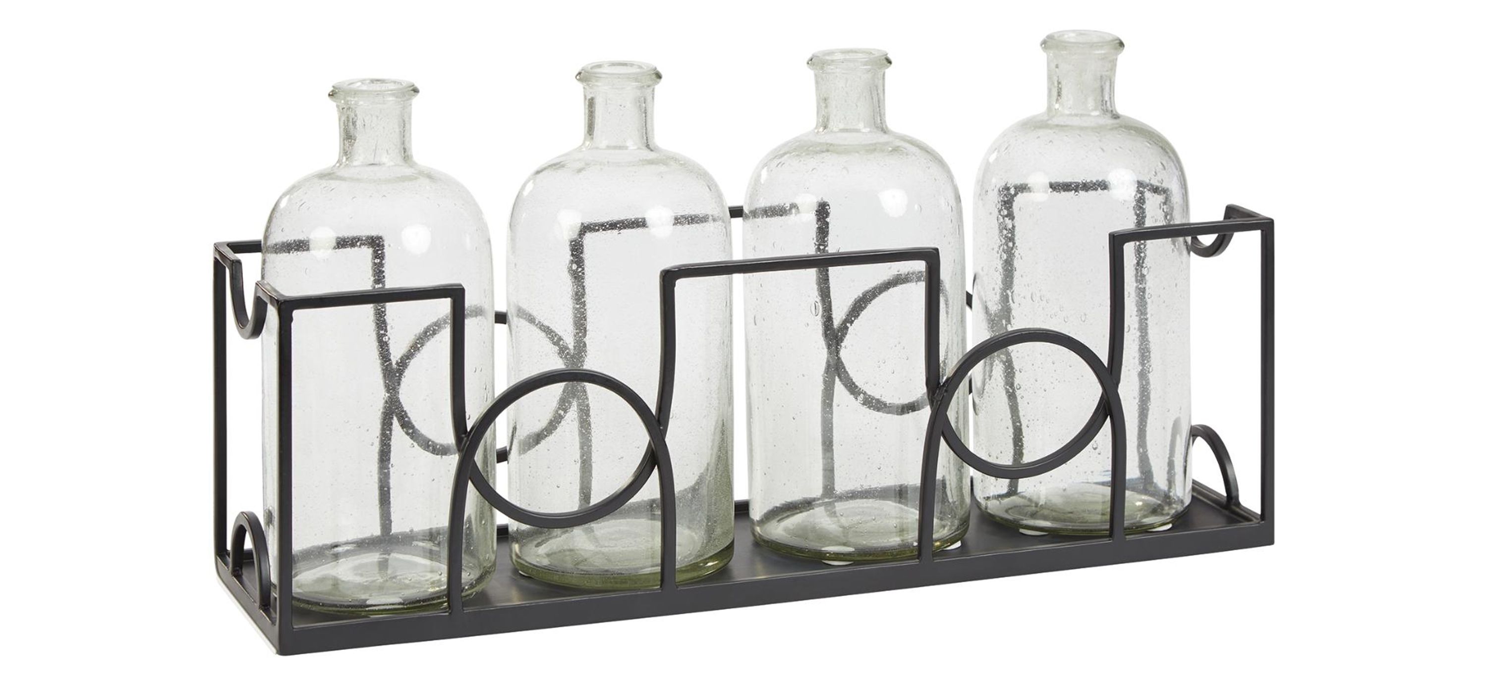 Dmitri Contemporary Vases & Tray - Set of 5
