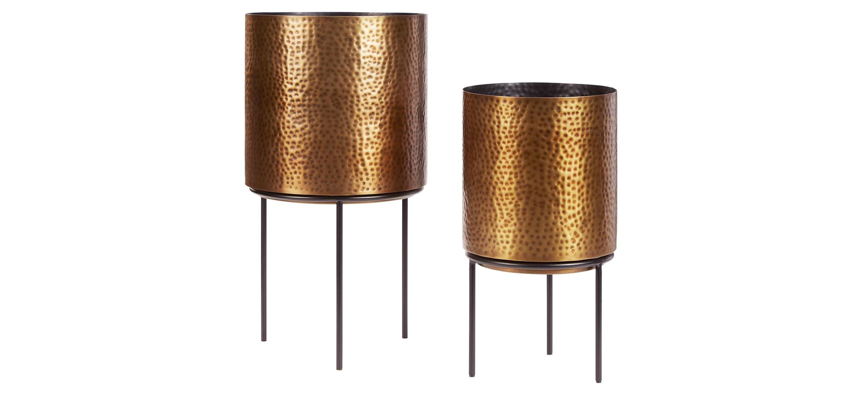 Donisha Mid-Century Modern Planter - Set of 2