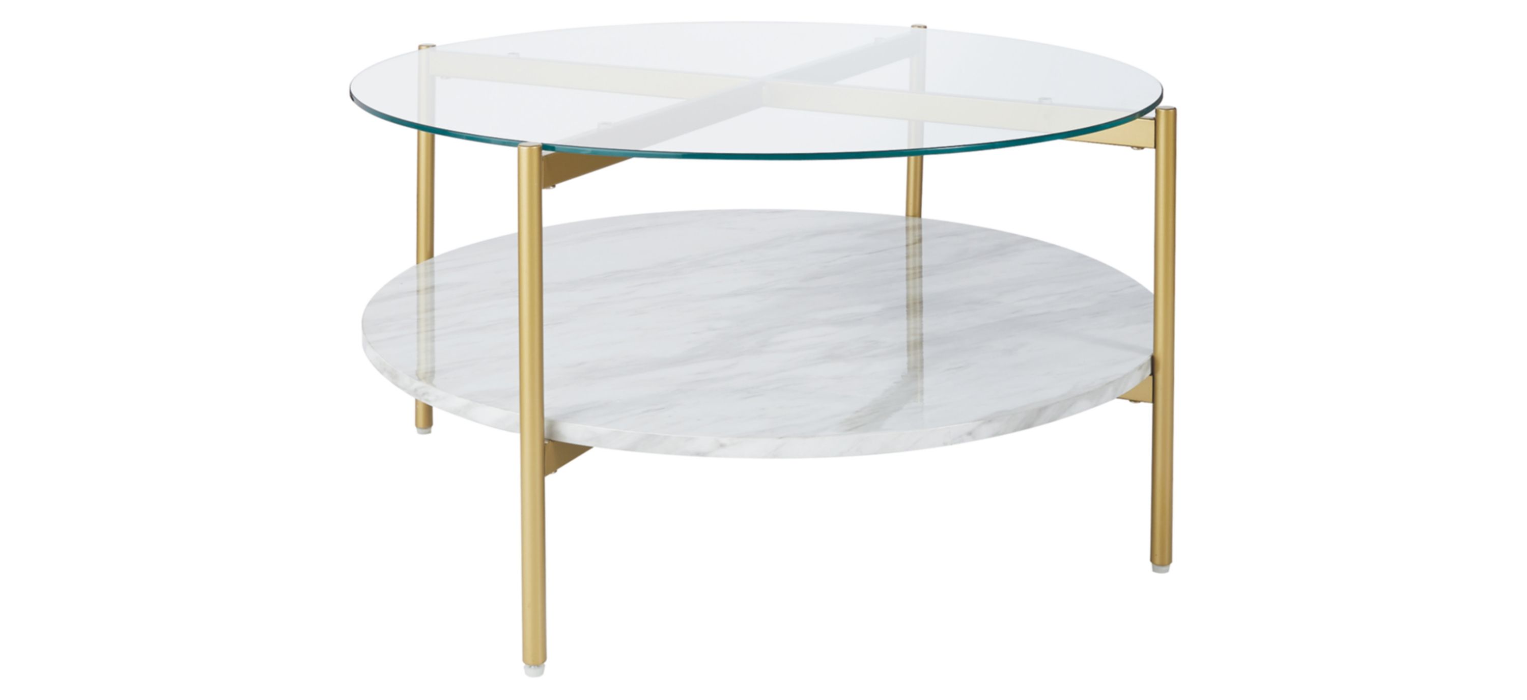 Wynora Contemporary Round Cocktail Table