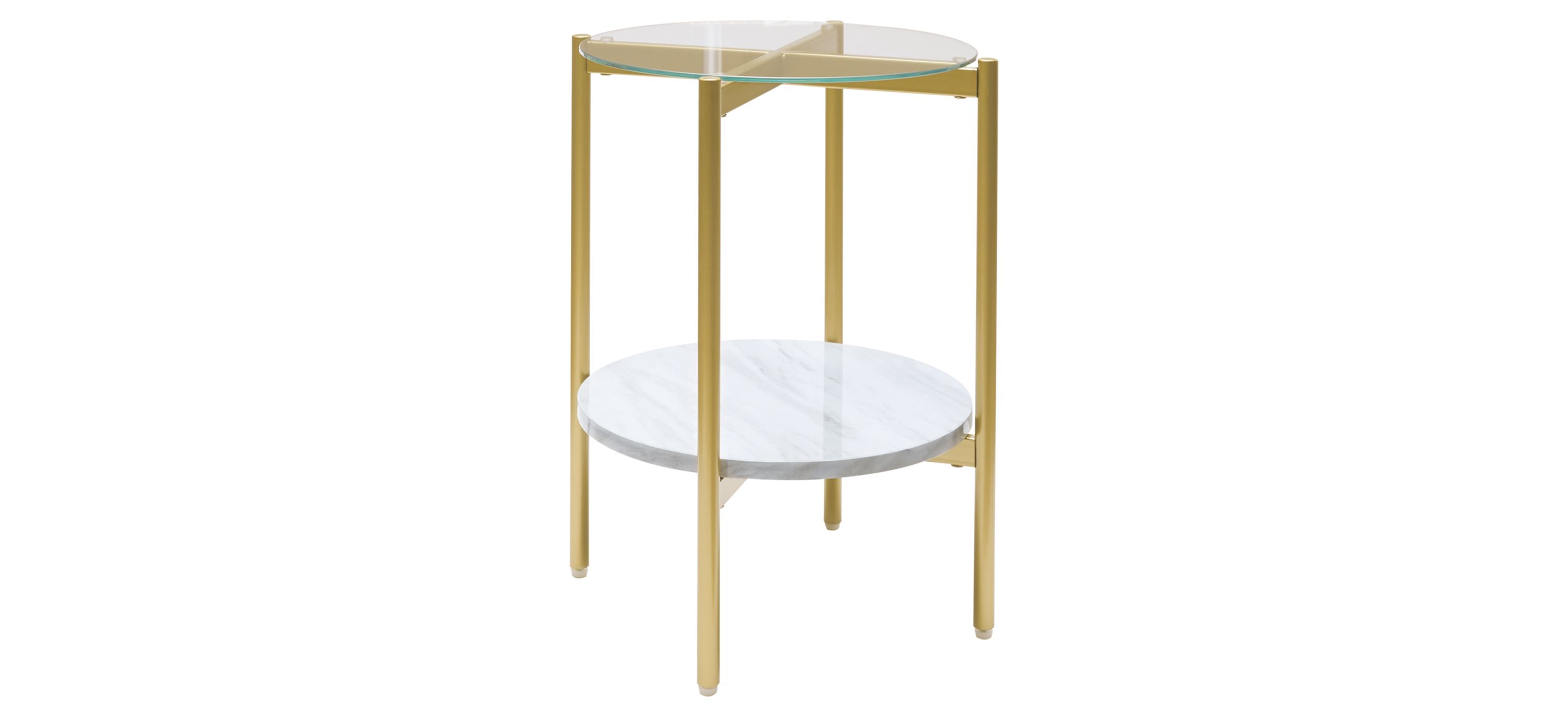 T192-6 Wynora Contemporary Round End Table sku T192-6