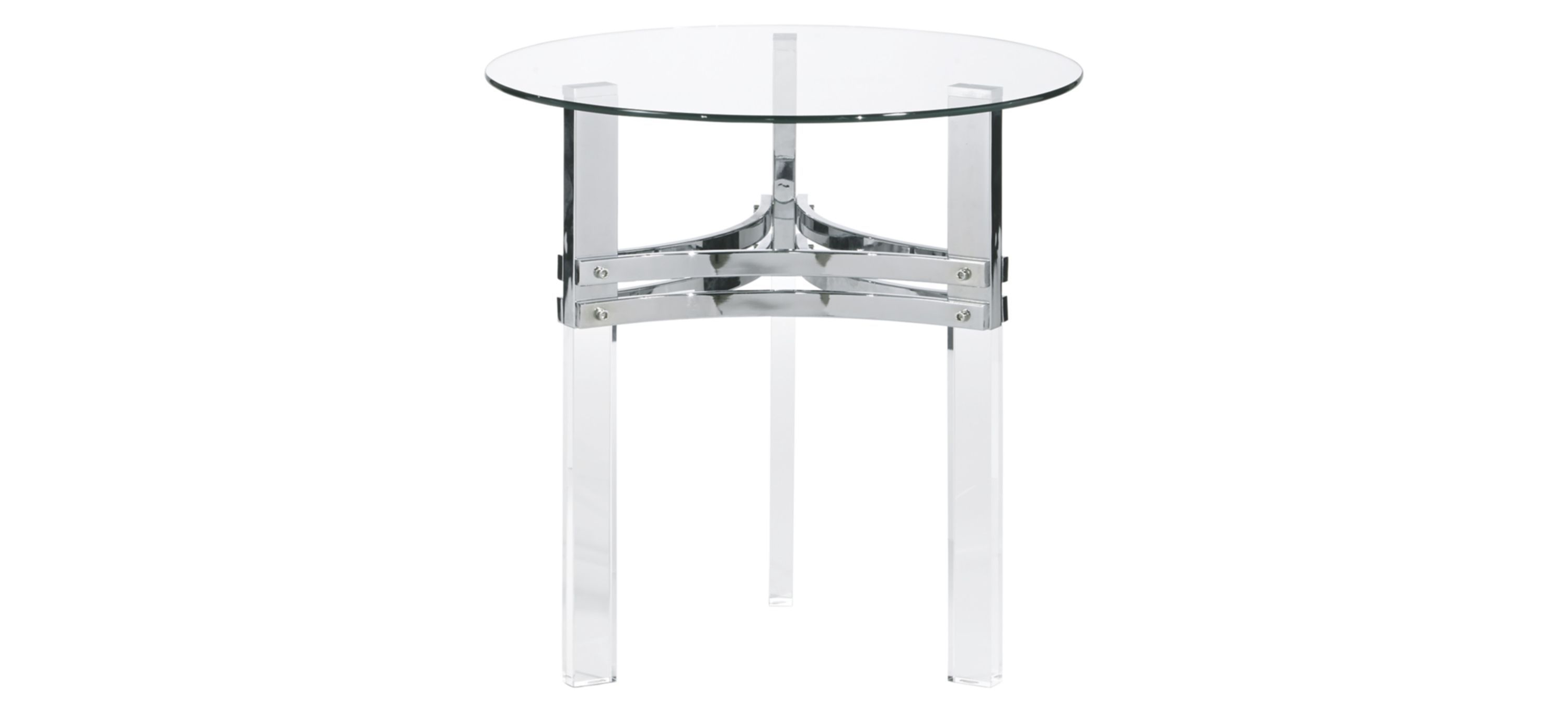 Braddoni Contemporary Round End Table