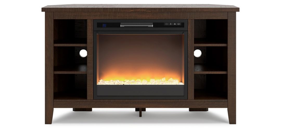 Camiburg Corner TV Stand & Electric Fireplace