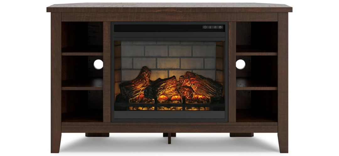 Camiburg Corner TV Stand & Electric Fireplace