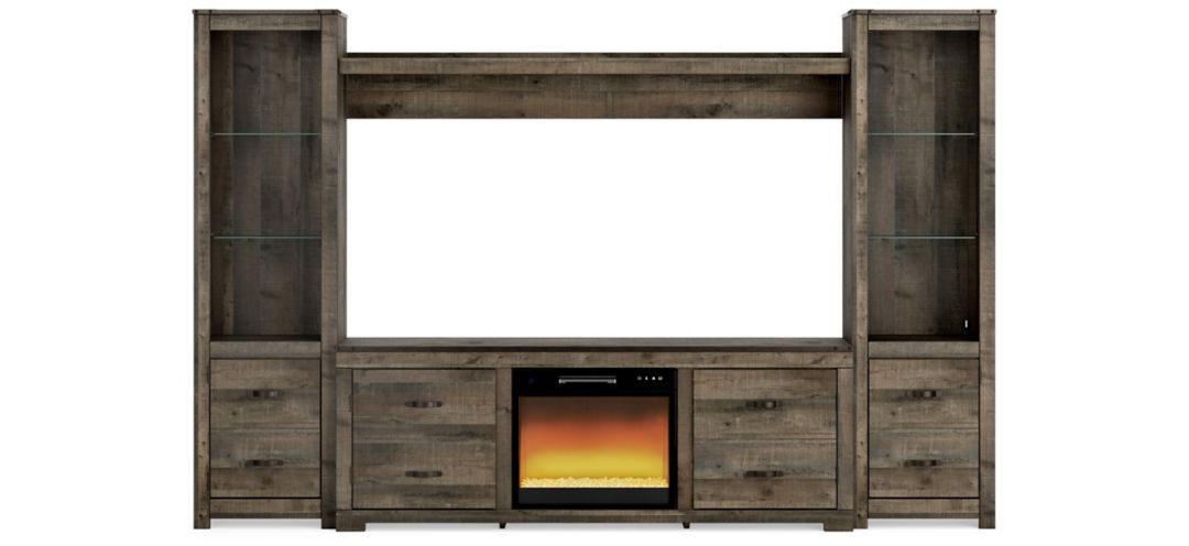 Trinell 4-Piece Entertainment Center & Electric Fireplace