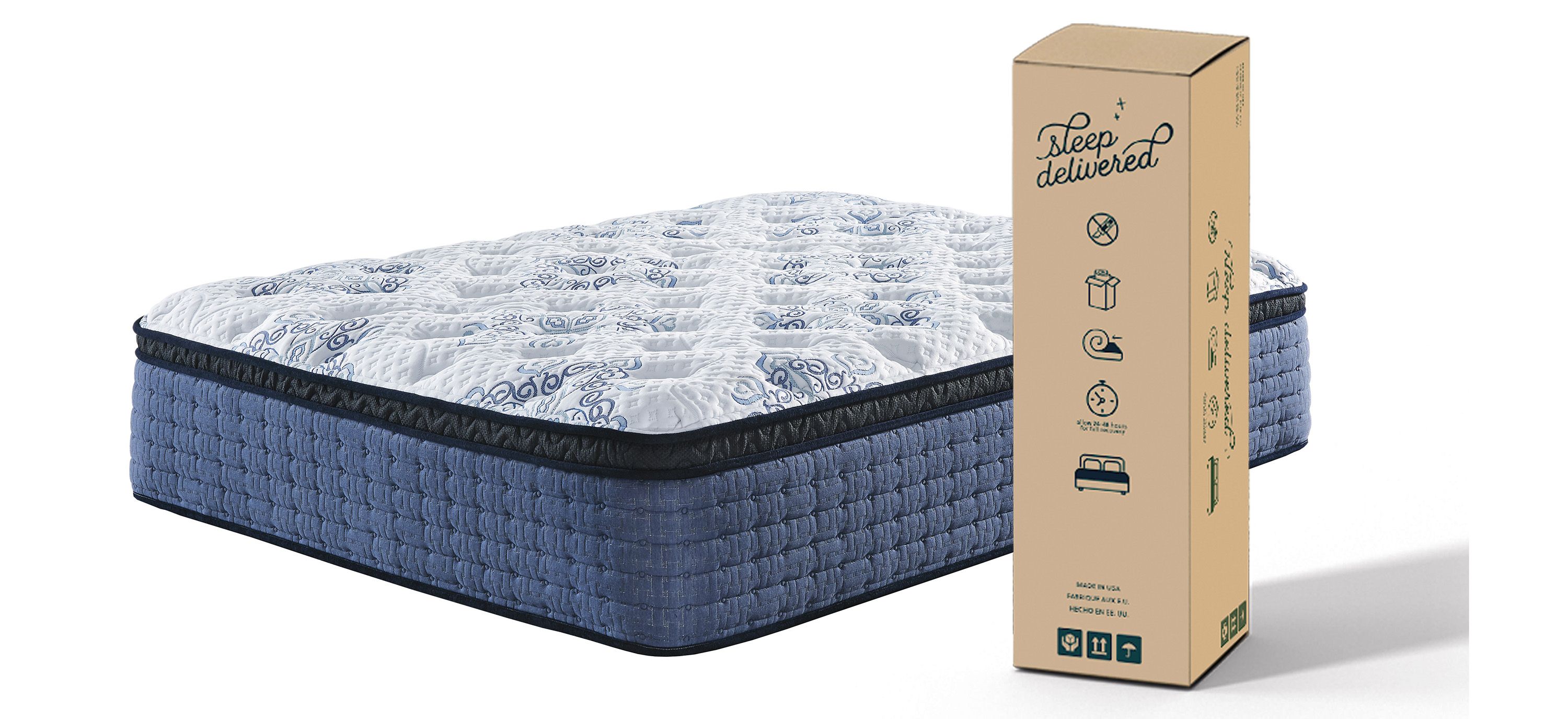Mt Dana 16 Euro Top Mattress in a Box