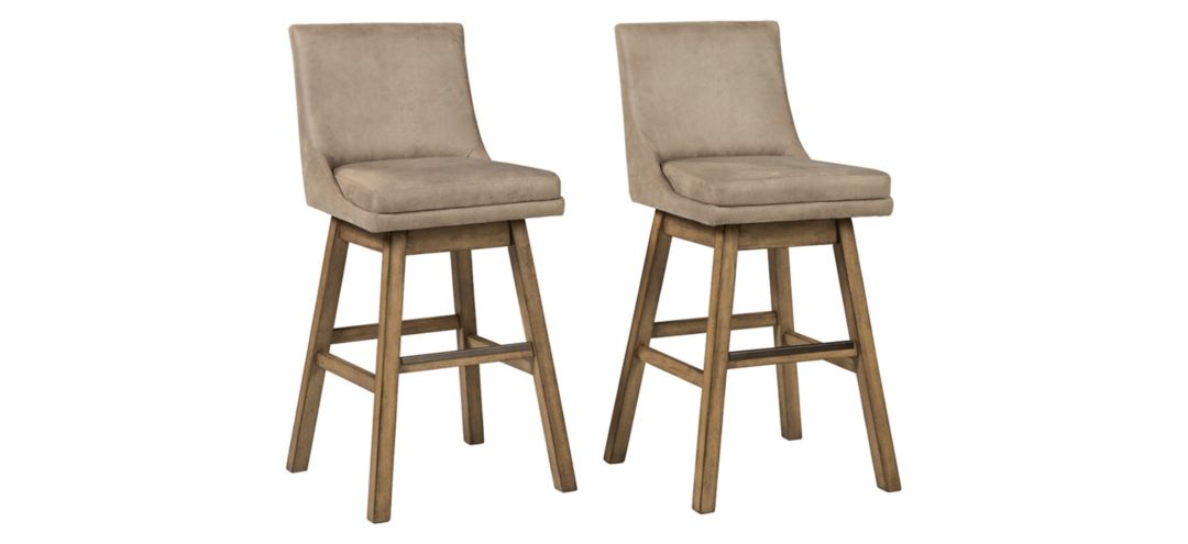 Meryle Swivel Bar Stool - Set of 2