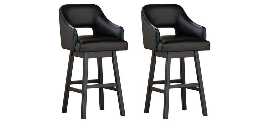 Meryle Open Swivel Bar Stool - Set of 2