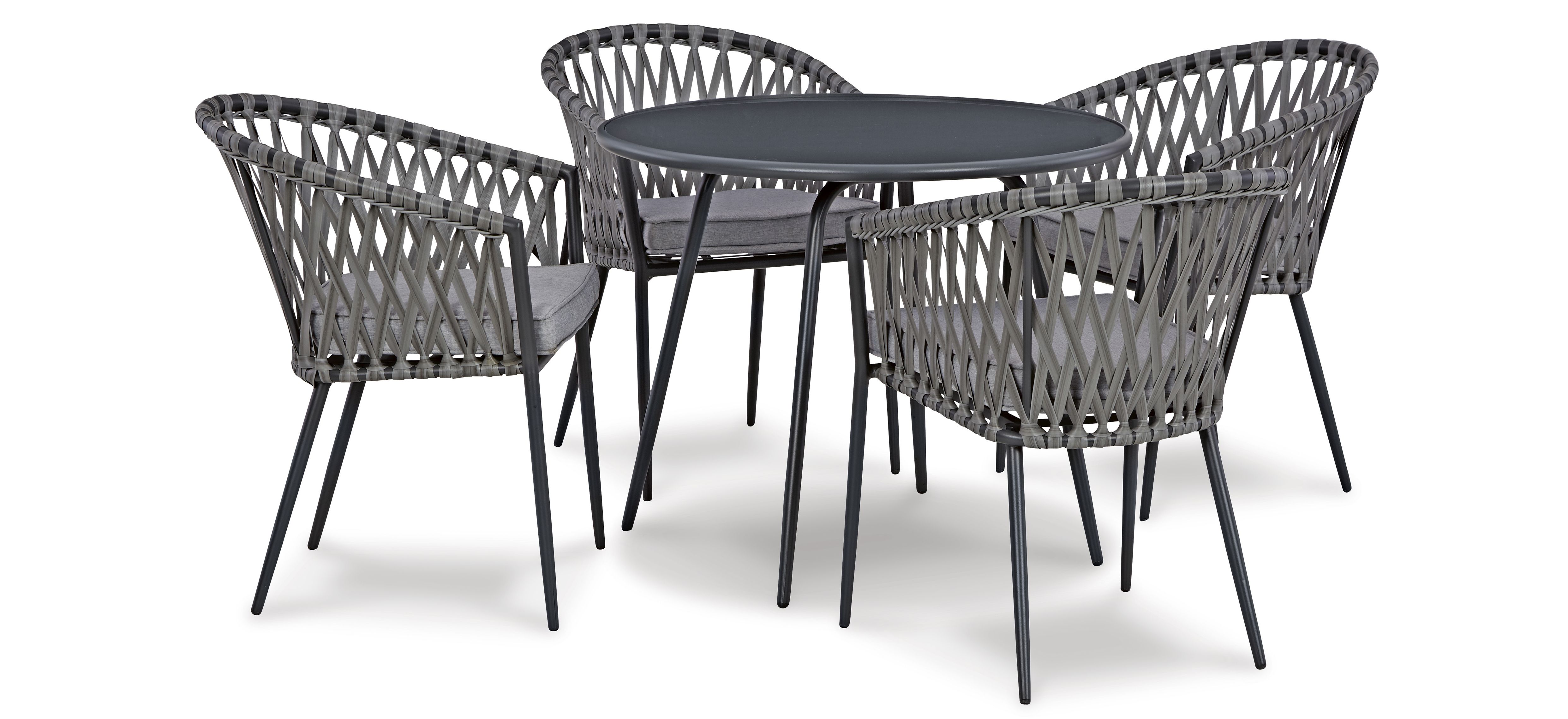 P372P1 Palm Bliss Outdoor Dining Set -5pc. sku P372P1
