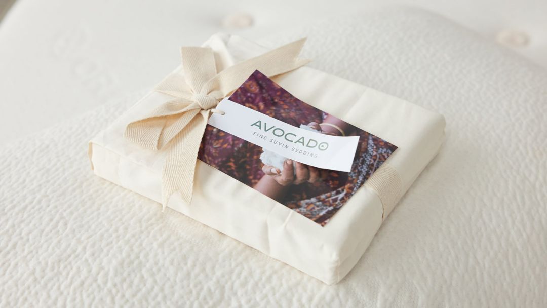 Avocado Organic Indian Cotton Pillow Case Set