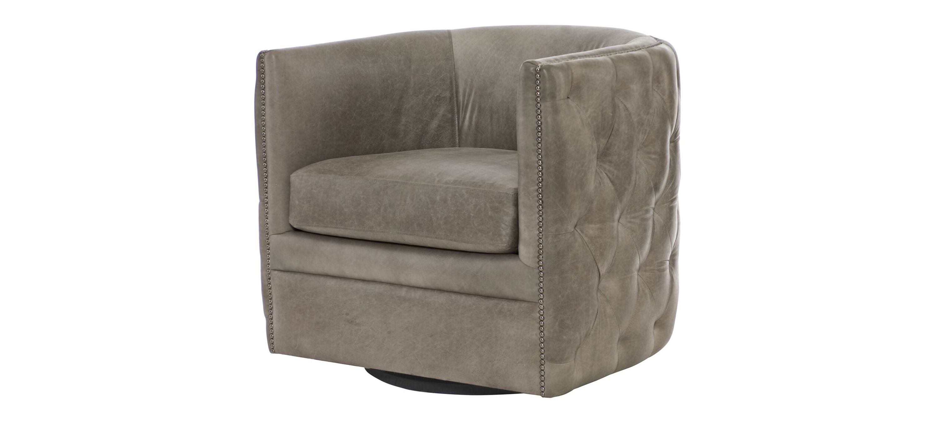 Palazzo Leather Swivel Chair