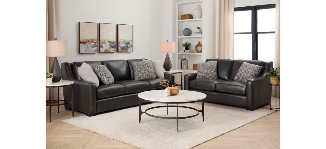 Germain 2-pc. Leather Sofa and Loveseat