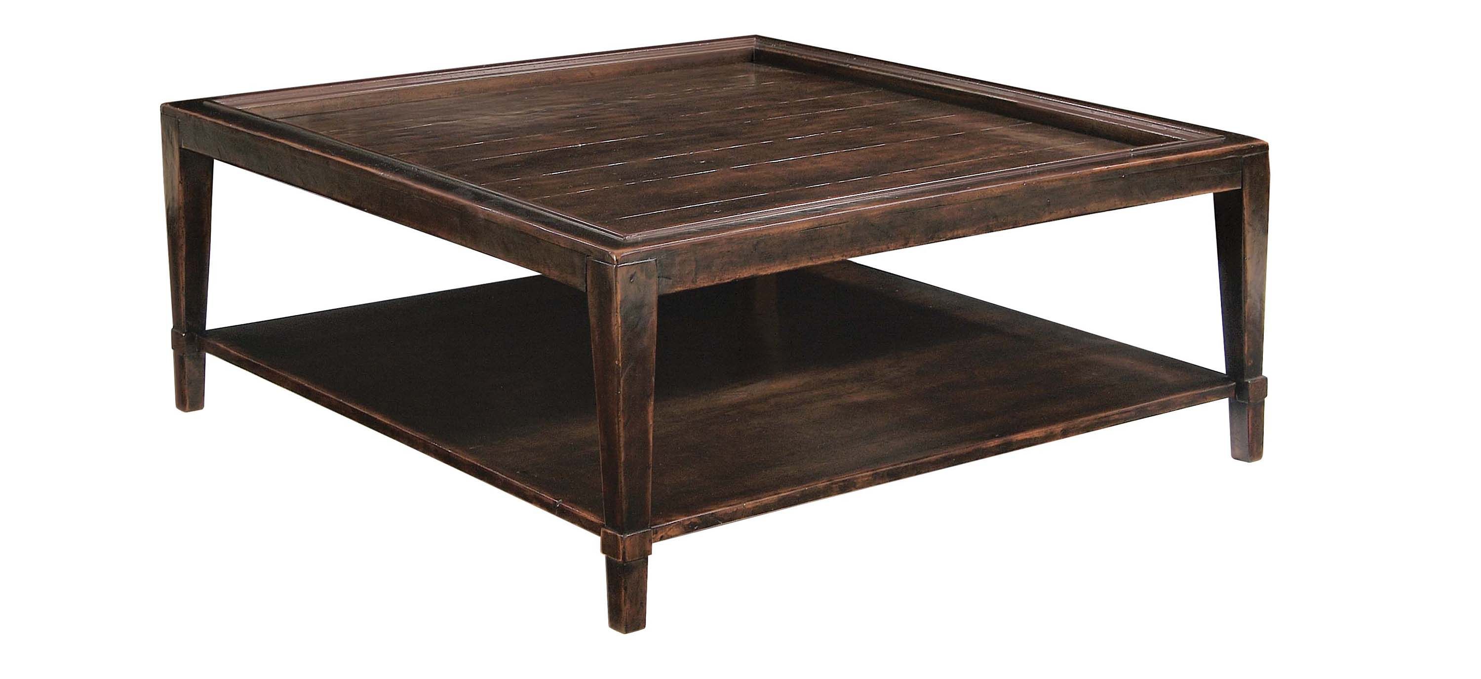 Vintage Patina Square Coffee Table