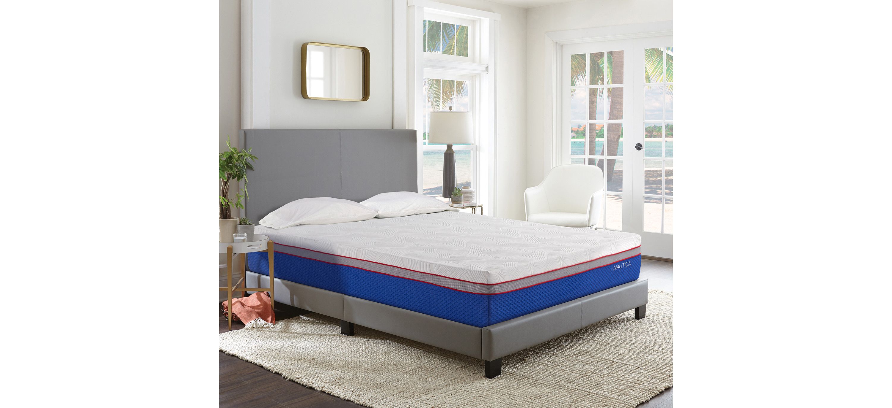 Nautica Serenity Memory Foam Mattress w/ Ice Fiber