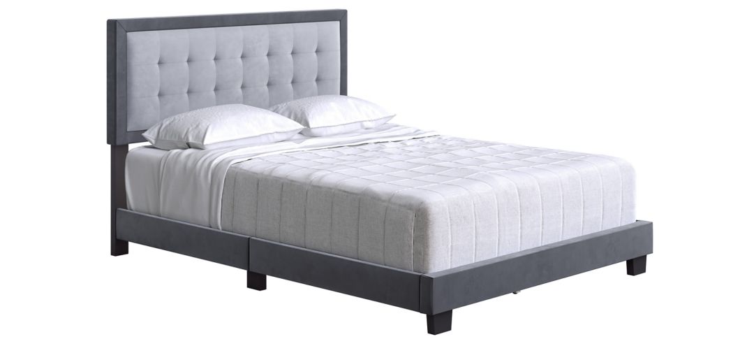 Paterson Velour Velvet Touch Platform Bed