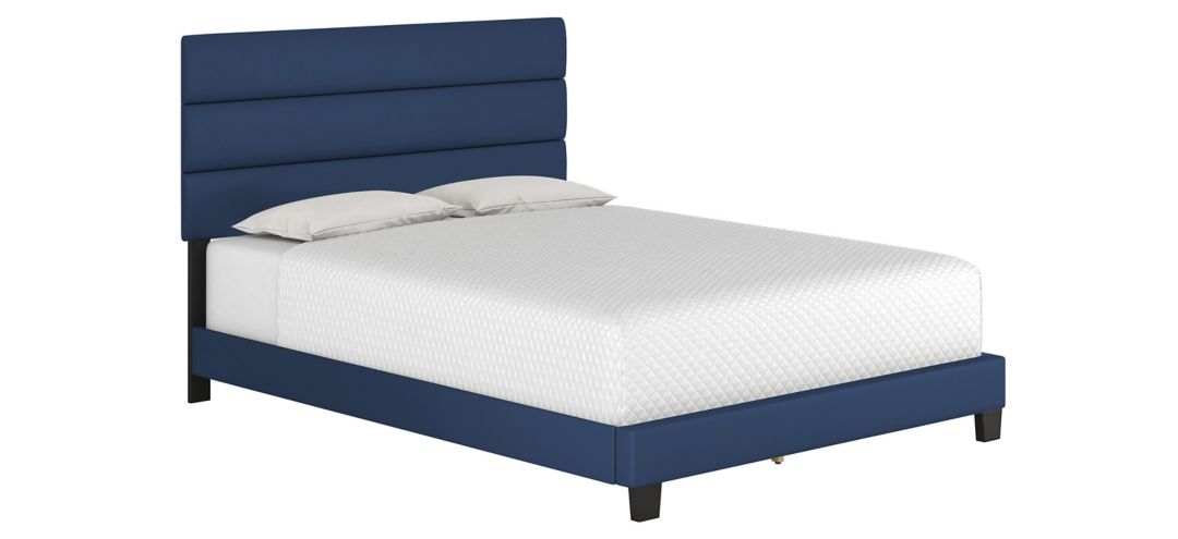 Parker Faux Leather Platform Bed