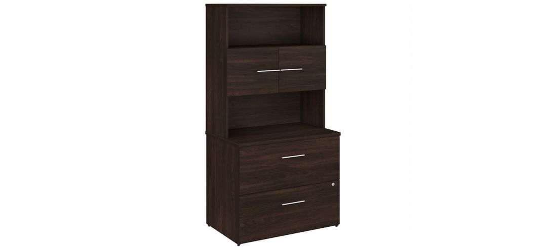 Office 500 36W 2 Drawer File Cabinet & Hutch