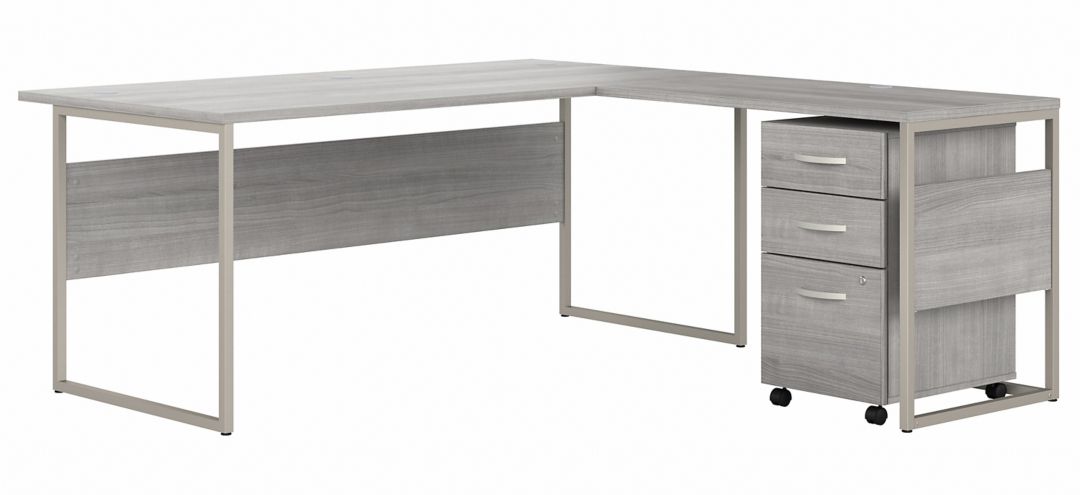 369201260 Steinbeck L-Shaped Desk w/ File Cabinet sku 369201260