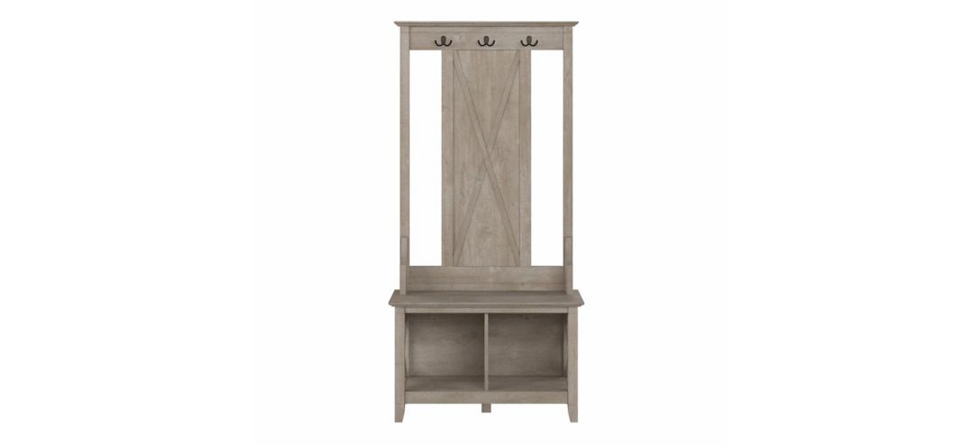 374116032 Key West Hall Tree with Shoe Storage Bench sku 374116032