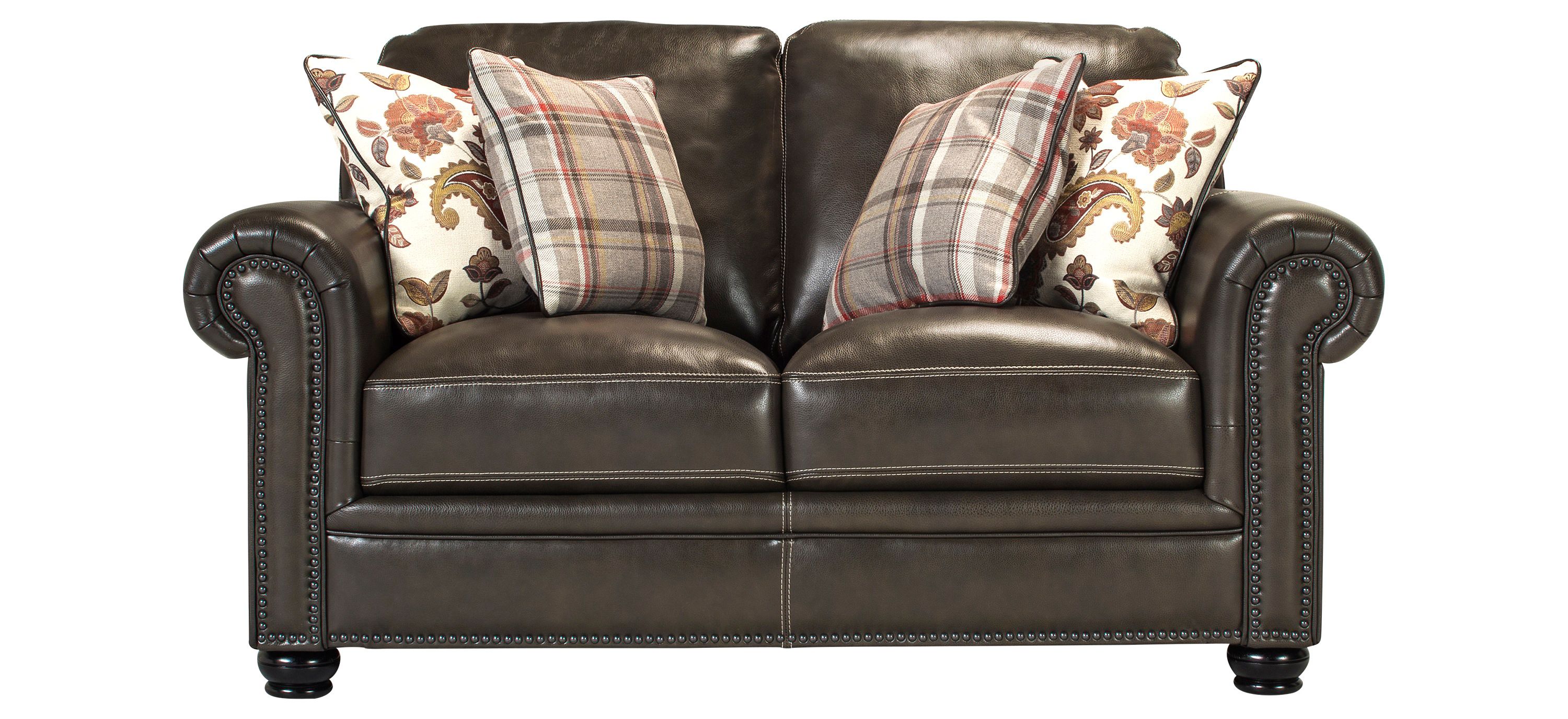 Denley Leather Apartment Sofa