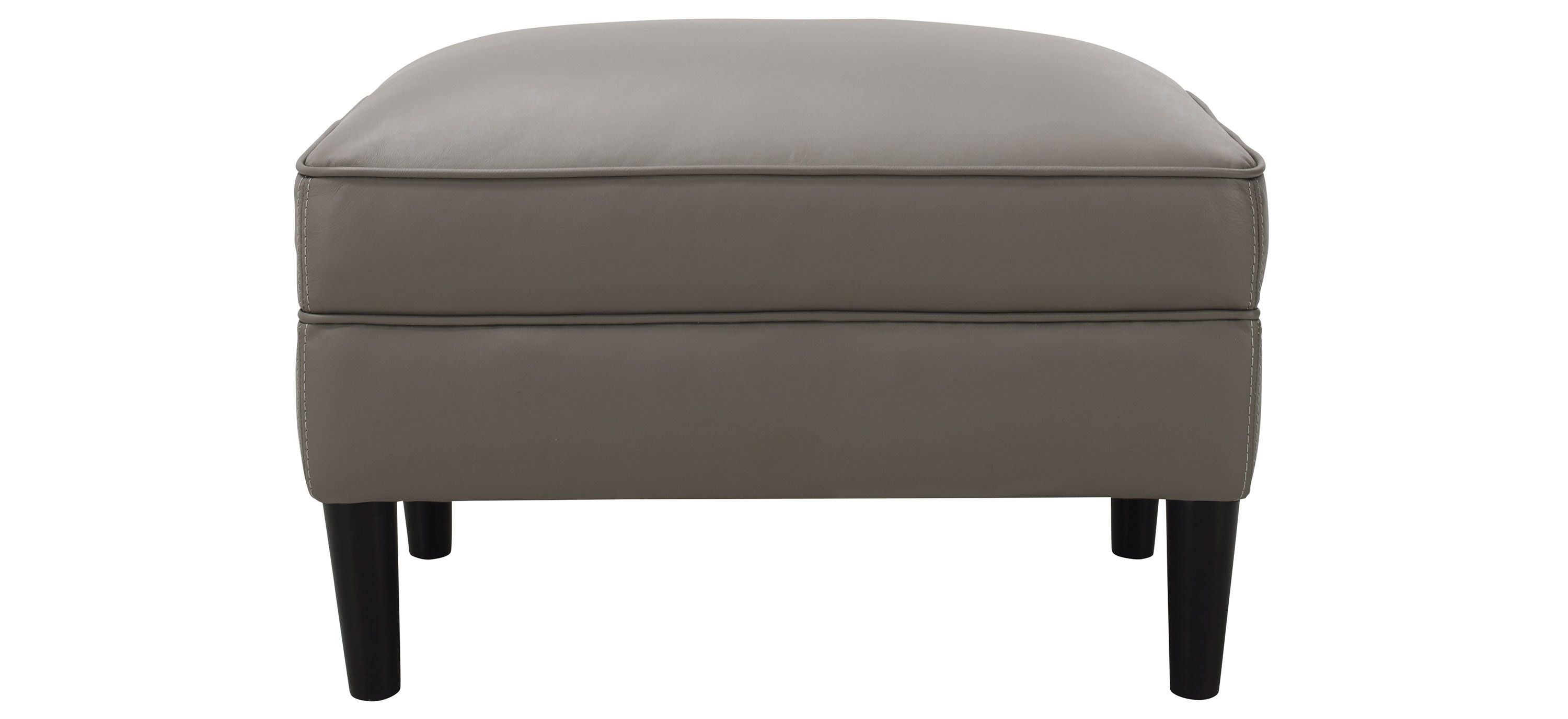 Hutton Leather Ottoman