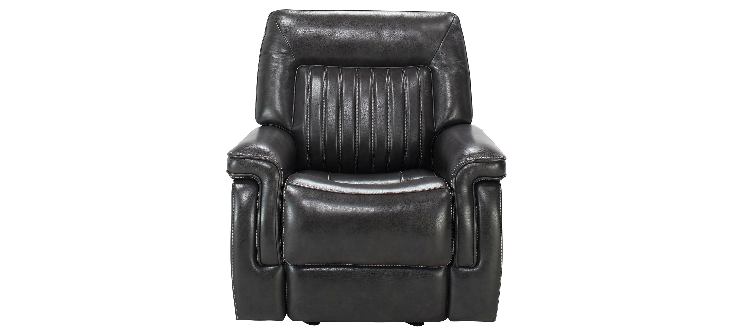 Mario Leather Power Glider Recliner w/ Power Headrest