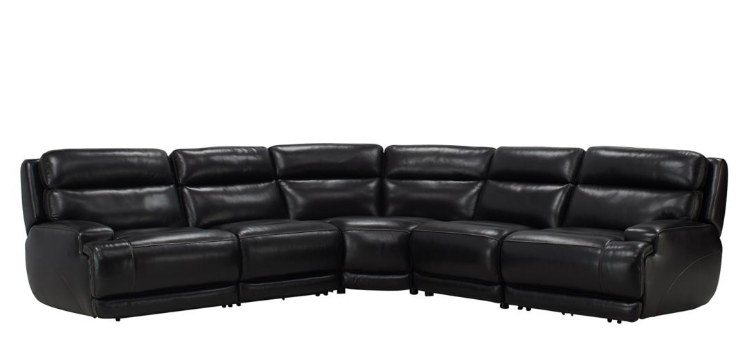 Tompkins Leather 5-pc. Sectional