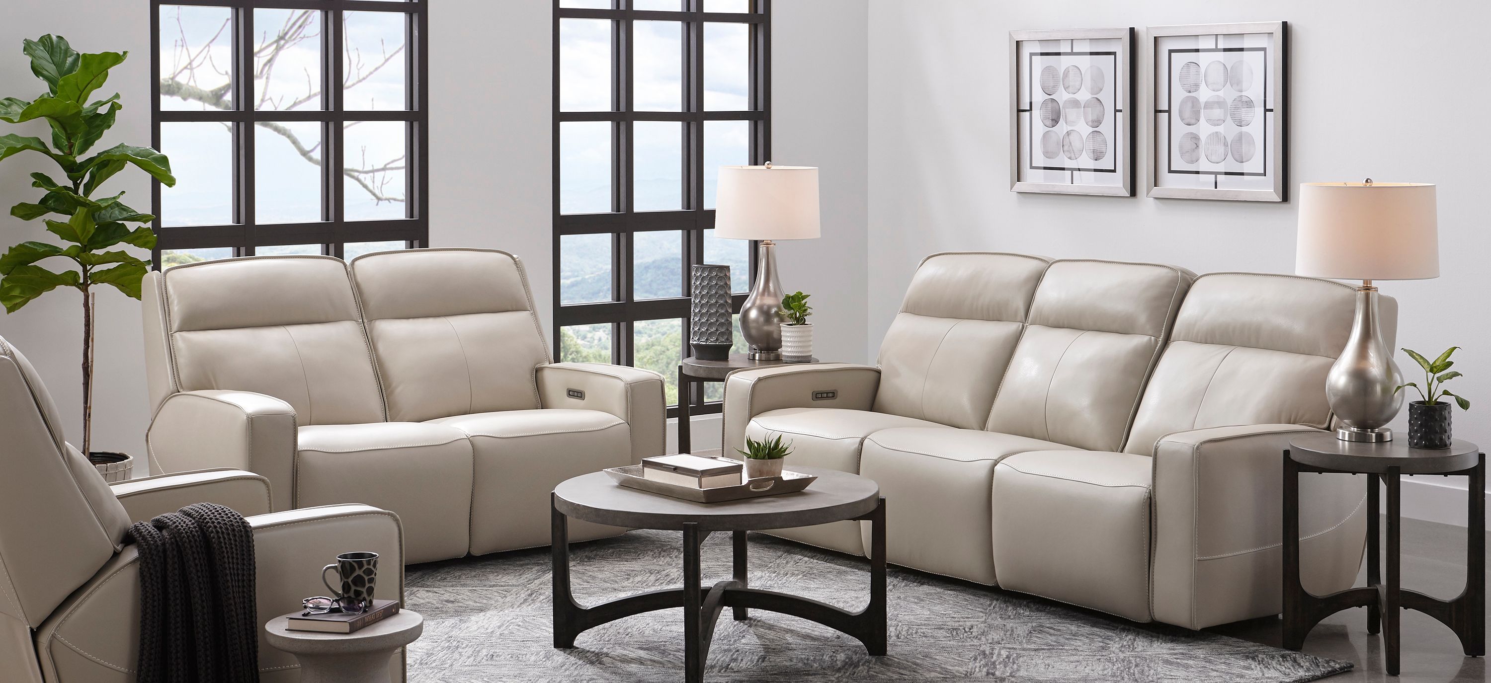 Beckett 2-pc. Power Sofa and Loveseat Set