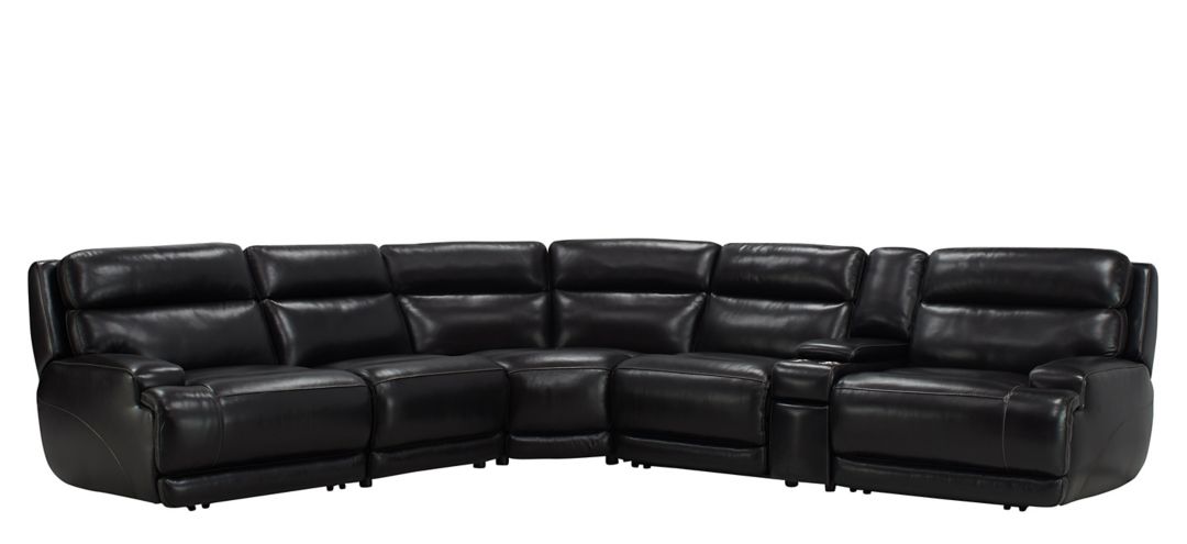 Tompkins Leather 6-pc. Sectional