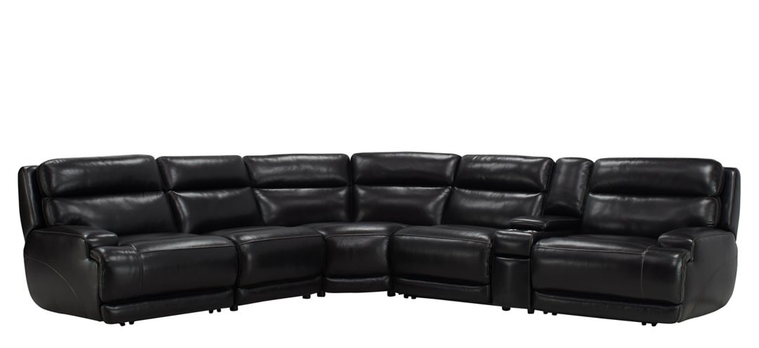 294011730 Tompkins Leather 6-pc. Sectional sku 294011730