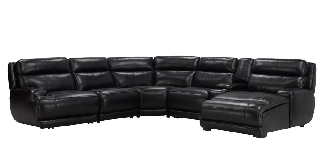 296011732 Tompkins Leather 6-pc. Sectional sku 296011732