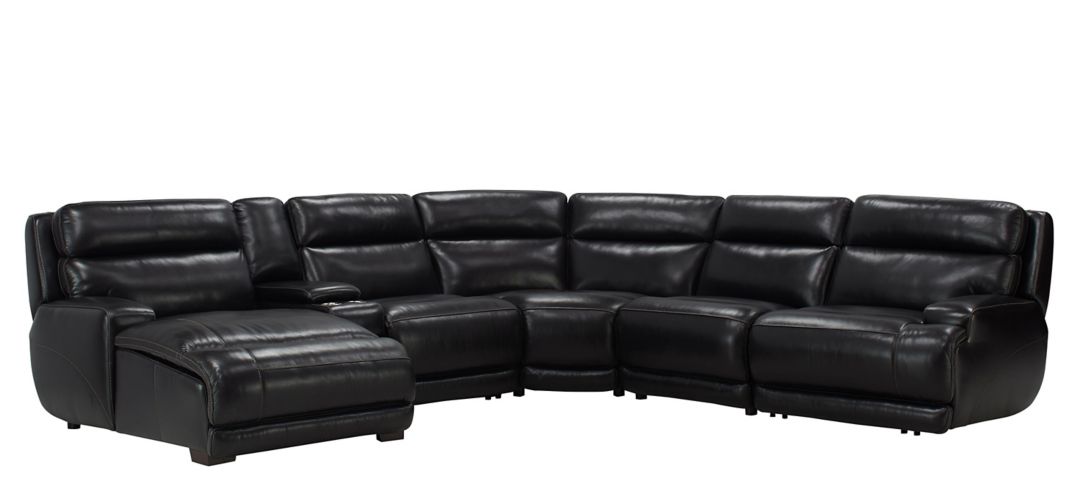 297011733 Tompkins Leather 6-pc. Sectional sku 297011733