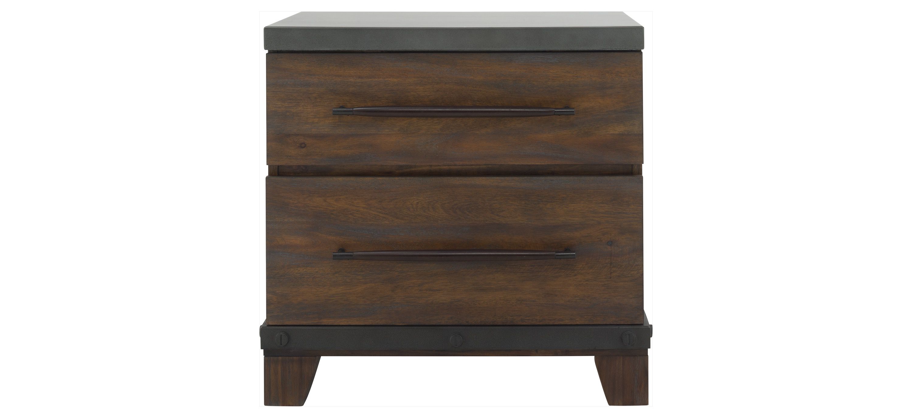 Santa Cruz Nightstand w/ Dual USB Charger
