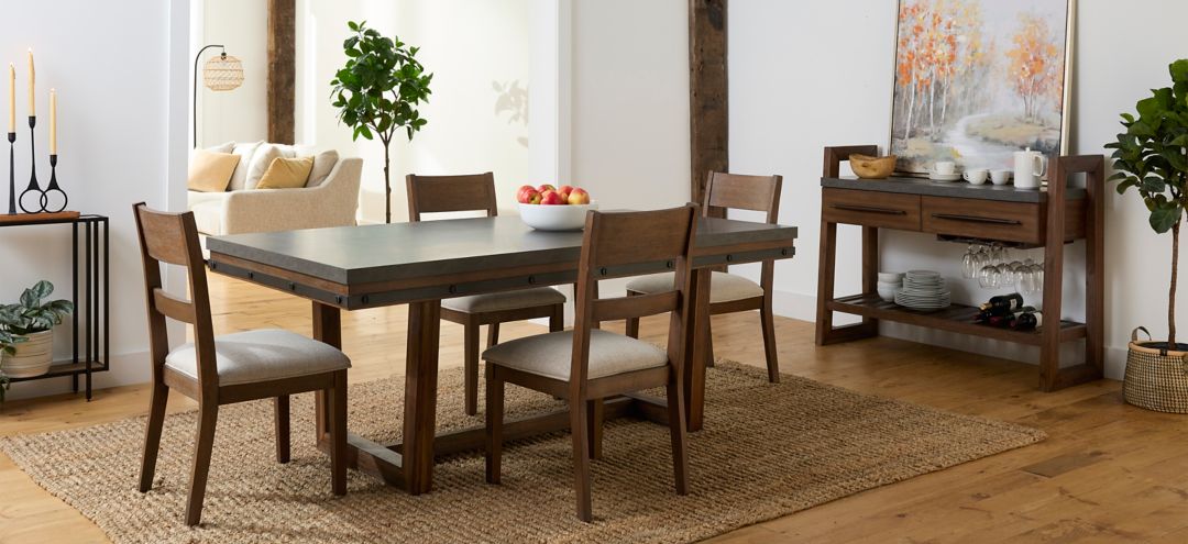 6780SANTACRUZ Santa Cruz 5pc Dining Set sku 6780SANTACRUZ